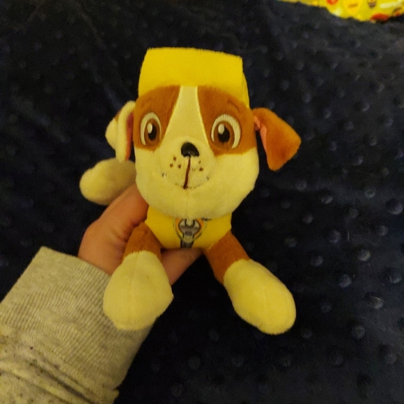 Nickelodeon Paw Patrol RUBBLE THE PUPPY DOG 6" Plush STUFFED ANIMAL Toy soft - Picture 7 of 11
